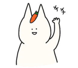 A carrot and usagi-san sticker #3606266