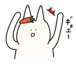 A carrot and usagi-san sticker #3606267