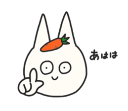 A carrot and usagi-san sticker #3606268