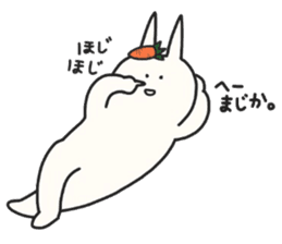 A carrot and usagi-san sticker #3606270