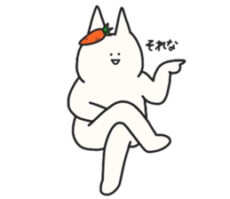 A carrot and usagi-san sticker #3606274