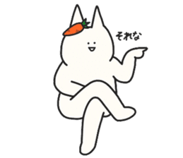 A carrot and usagi-san sticker #3606274