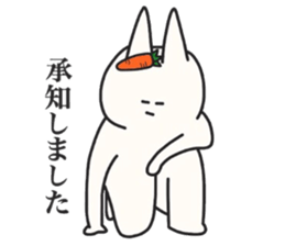 A carrot and usagi-san sticker #3606280