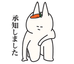 A carrot and usagi-san sticker #3606280