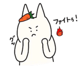 A carrot and usagi-san sticker #3606281