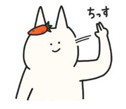 A carrot and usagi-san sticker #3606294