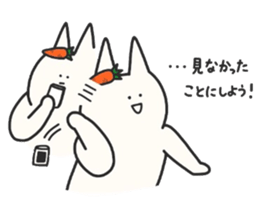 A carrot and usagi-san sticker #3606302