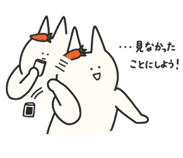 A carrot and usagi-san sticker #3606302