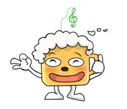 Beer mug sticker #3606307