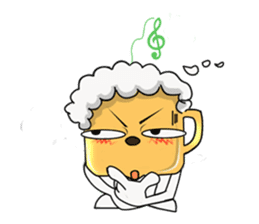 Beer mug sticker #3606311