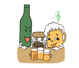 Beer mug sticker #3606312