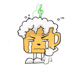 Beer mug sticker #3606319