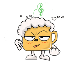 Beer mug sticker #3606325