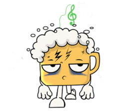 Beer mug sticker #3606330