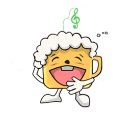 Beer mug sticker #3606331