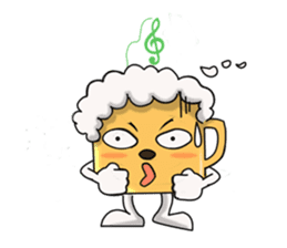 Beer mug sticker #3606333