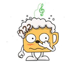 Beer mug sticker #3606335