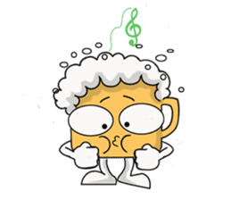 Beer mug sticker #3606336