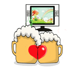 Beer mug sticker #3606341