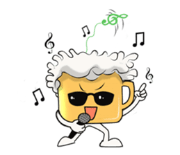 Beer mug sticker #3606342
