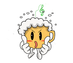 Beer mug sticker #3606345