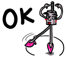 Miscellaneous goods mutter sticker #3607574