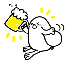 Tired rabbit sticker #3607689