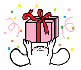 Tired rabbit sticker #3607705