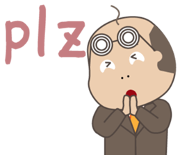 Bald man(Internet terminology version) sticker #3607996