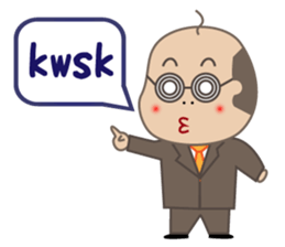 Bald man(Internet terminology version) sticker #3607998