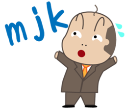 Bald man(Internet terminology version) sticker #3608000