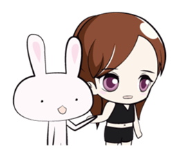 Platinum Girl2 Ayana sticker #3608384