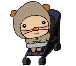 KIGURUMI-baby sticker #3608826