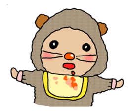KIGURUMI-baby sticker #3608862