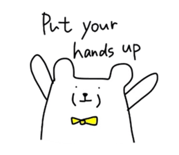 pop white bears sticker #3609027