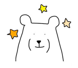 pop white bears sticker #3609029