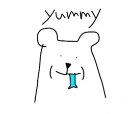 pop white bears sticker #3609031