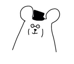 pop white bears sticker #3609040