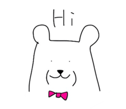 pop white bears sticker #3609041