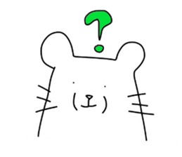 pop white bears sticker #3609045