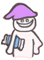 The sassy rabbit drawn by a crayon.2 sticker #3609213