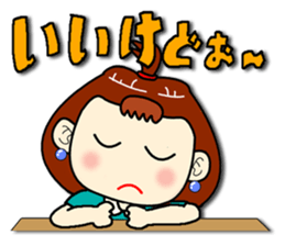 Top Knot Family 3 sticker #3609290