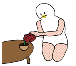 Funny bird and cat(ENG ver.) sticker #3610389