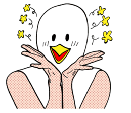 Funny bird and cat(ENG ver.) sticker #3610399