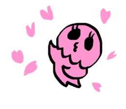 PINK!KURAGETTAN "spring" sticker #3610506