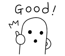 White HANIWA sticker #3610548