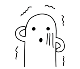 White HANIWA sticker #3610563