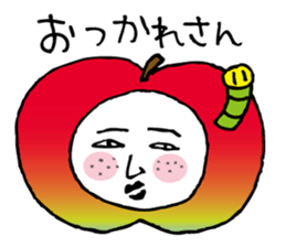 Apple bug sticker #3610789