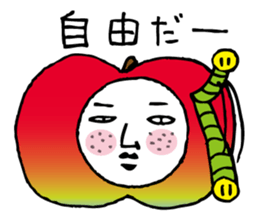 Apple bug sticker #3610790