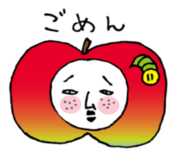 Apple bug sticker #3610797